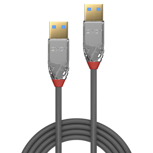 Lindy Cable USB 3.2 Gen 1 Tipo A a Tipo A 5m Cromo Line Lindy Cable USB 3.2 Gen 1 Tipo A a Tipo A 5m Cromo Line