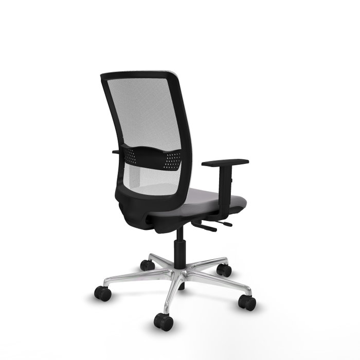 PIQUERAS Y CRESPO Silla de oficina Haches con mecanismo Sincro/Traslack Gris y Blanco PIQUERAS Y CRESPO Silla de oficina Haches con mecanismo Sincro/Traslack Gris y Blanco