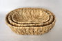 Inde Bandeja Jacinto de Agua Oval con Metal 31x23x7 cm