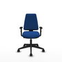 PIQUERAS Y CRESPO Silla de oficina Elche Azul con Brazos 1D