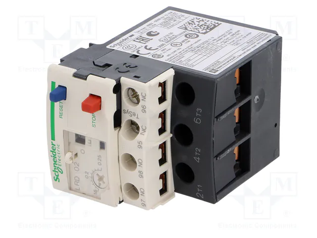 SCHNEIDER ELECTRIC LRD02 Relé térmico TeSys D 0,16÷0,25A
