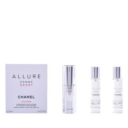 Chanel Allure Homme Sport Cologne Eau de Cologne para Hombre 60ml (3x20ml) Fragancia Cítrica Aromática Energética