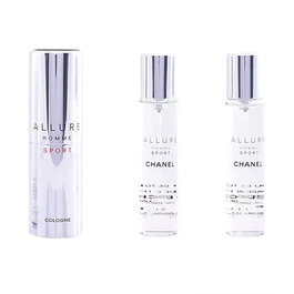 Chanel Allure Homme Sport Cologne Eau de Cologne para Hombre 60ml (3x20ml) Fragancia Cítrica Aromática Energética