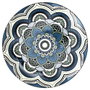 Home Deco Factory Plato Llano Mandala Azul Mirage 26 cm