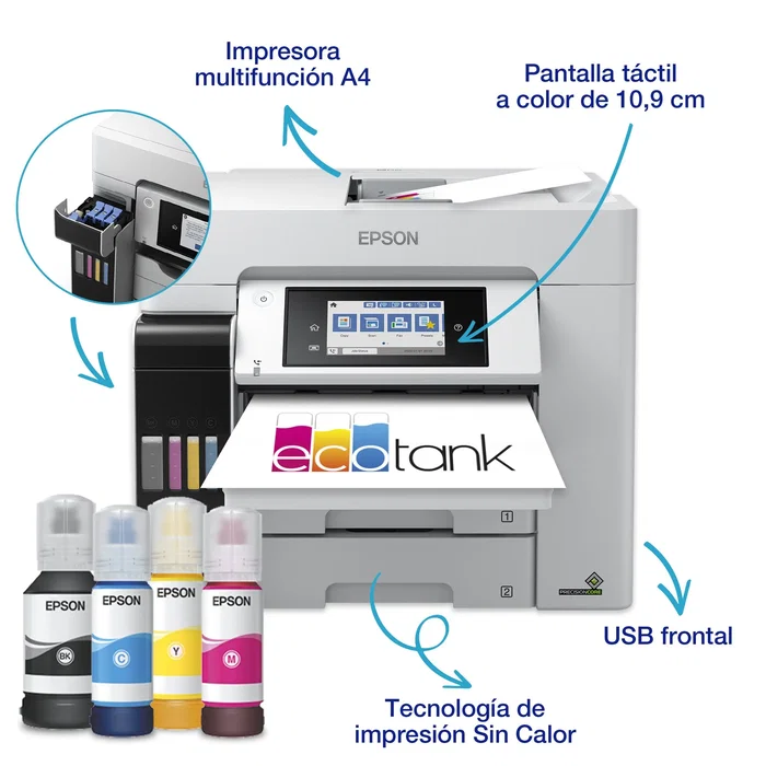 Epson EcoTank Pro ET-5885 Multifunción Inyección de Tinta A4