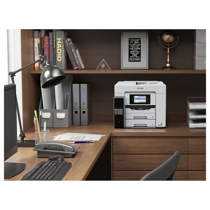 Epson EcoTank Pro ET-5885 Multifuncion Tinta Color A4 25 ppm Duplex Auto WiFi LAN NFC Escaner Fax Tanque de Tinta