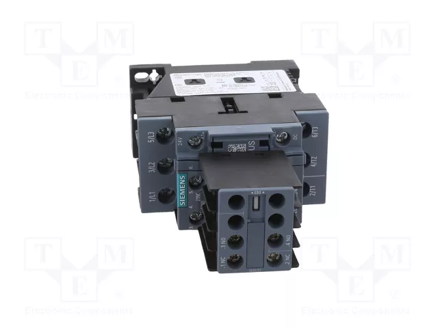 SIEMENS 3RT2026-1BB44 Contactor 3-polar 24V DC SIEMENS 3RT2026-1BB44 Contactor 3-polar 24V DC