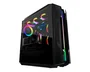 Cougar Gemini T Pro Midi Tower PC Negro Cristal Templado - Compatible con ATX, Micro-ATX, Mini-ITX, 17cm CPU Cooler, 40cm VGA, Ventana Lateral, Control RGB