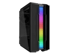 Cougar Gemini T Pro Midi Tower PC Negro Cristal Templado - Compatible con ATX, Micro-ATX, Mini-ITX, 17cm CPU Cooler, 40cm VGA, Ventana Lateral, Control RGB
