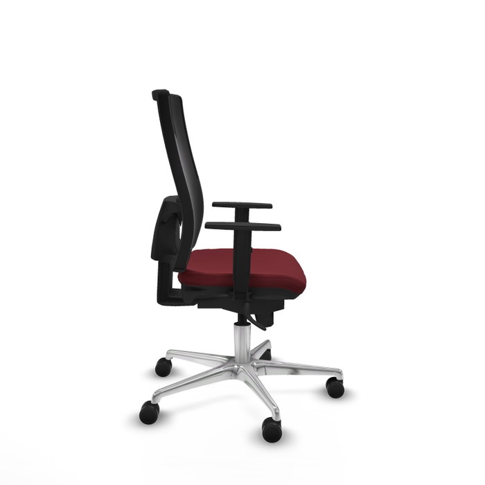 PIQUERAS Y CRESPO Silla de oficina Horna color Granate y Negro PIQUERAS Y CRESPO Silla de oficina Horna color Granate y Negro