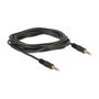 DeLOCK Cable de audio 3,5 mm macho a macho de 3 m, Negro
