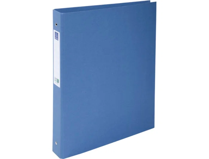 Exacompta Carpeta de 4 Anillas 30 mm Redondas Din A4 Cartón Forrado Azul Clean'Safe