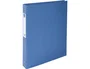 Exacompta Carpeta de 4 Anillas 30 mm Redondas Din A4 Cartón Forrado Azul Clean'Safe