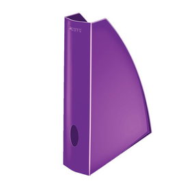 Revistero Plastico Leitz Wow A4 60Mm Violeta Metalizado