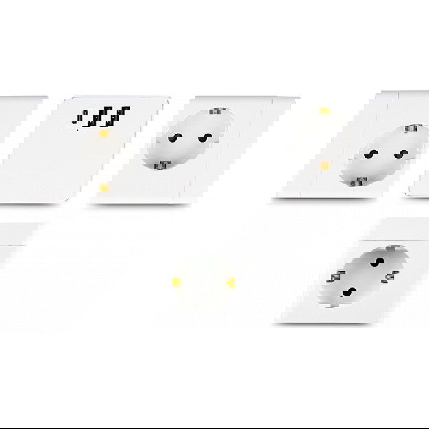 DeLOCK Regleta 3 Enchufes con Cubo, Carga USB 3.4A, Cable 1.5m, Blanco, 3680W, 250V, CEE 7/3, con Protección Infantil, Referencia Delock Steckdosenwürfel