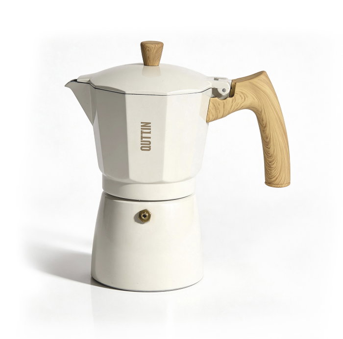 Quttin Cafetera de Inducción ECOOK de Aluminio para 6 Servicios Quttin Cafetera de Inducción ECOOK de Aluminio para 6 Servicios
