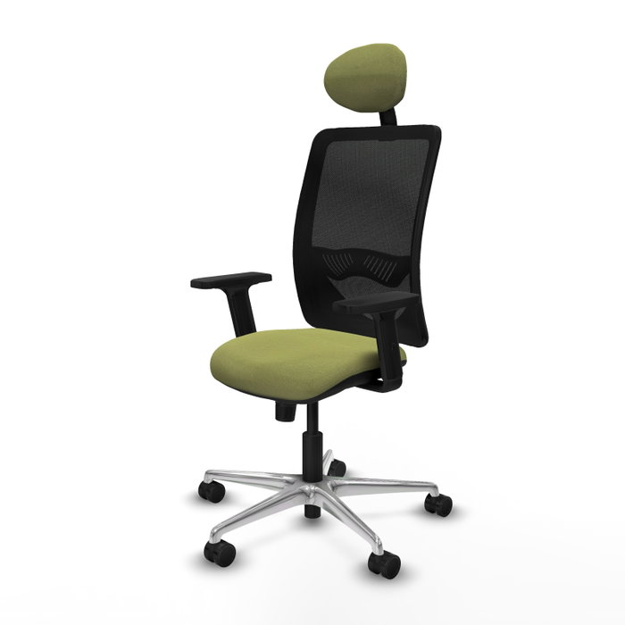 PIQUERAS Y CRESPO Silla de oficina Zulema Verde oliva con mecanismo Sincro PIQUERAS Y CRESPO Silla de oficina Zulema Verde oliva con mecanismo Sincro