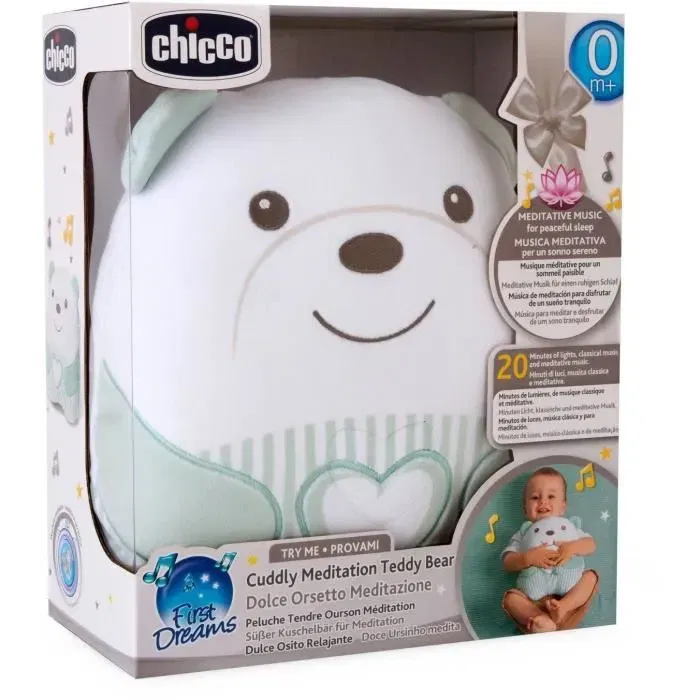 Chicco Osito de Peluche Suave CHI8058664178438 Verde Desde el Nacimiento