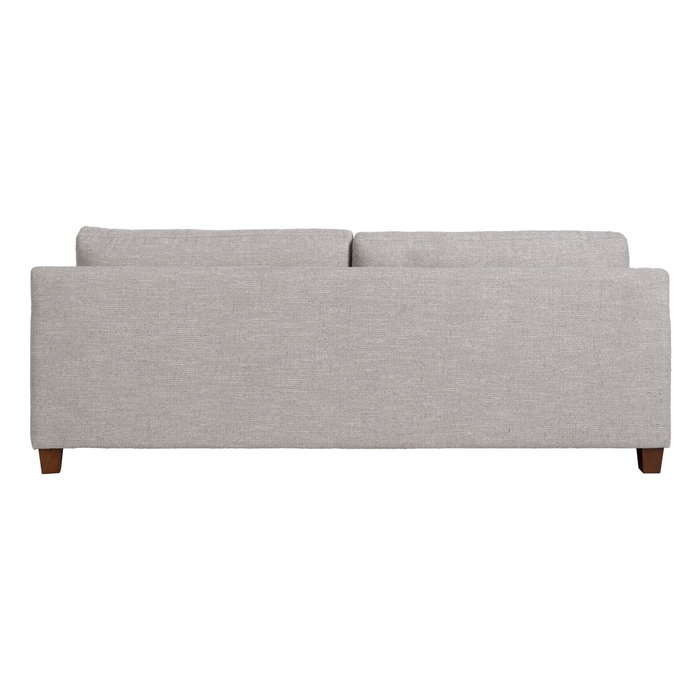 Sofá 3 Plazas Gris Tejido-Madera 221 X 90 X 87 cm