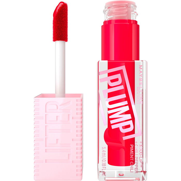 Maybelline PLUMP Brillo de Labios Voluminizador #004 Red Flag 5,4 ml