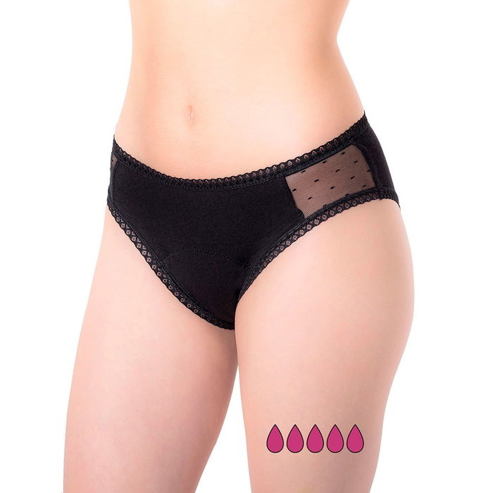 Inca Braguita Menstrual Absorción Súper Negra Talla L 1 Unidad