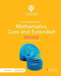 CAMBRIDGE IGCSE MATHEMATICS CORE EXTENDED COURSE+DIGITAL