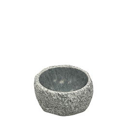 SUMMA PREMIUM SUPIEDRA Bol Roca con Caldera para Ensalada o Guacamole, Vajilla Artesanal en Mármol, 10 cm de Diámetro x 6 cm de Alto, Colección SUPIEDRA, Hecho en España