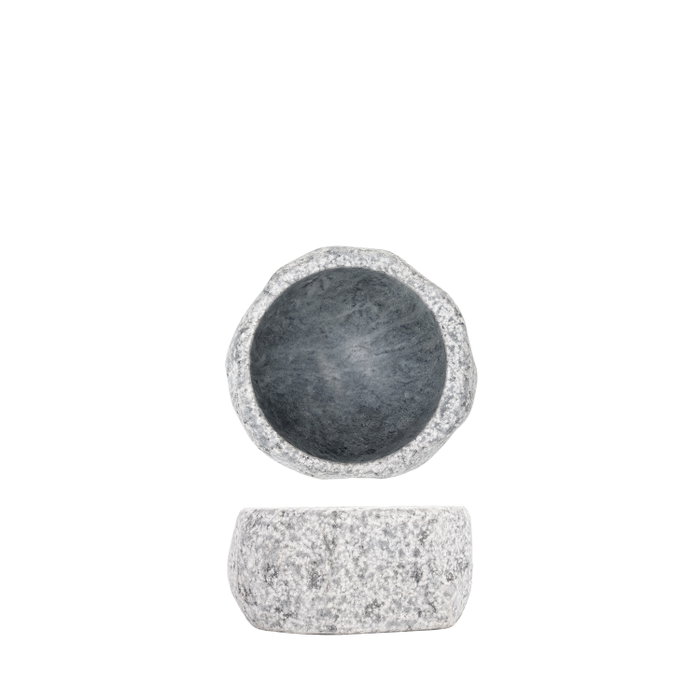 Summa Premium Bol Gris de Piedra Natural 10x6 cm