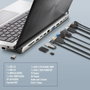 NGS WonderDock 12 Pro Docking Station USB Tipo-C 12 en 1 Plata