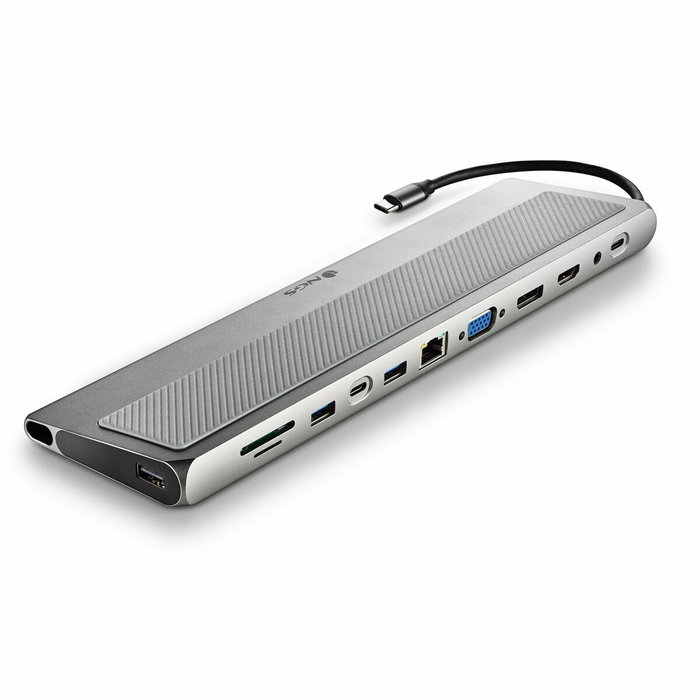 NGS WonderDock 12 Pro Docking Station USB Tipo-C 12 en 1 Plata NGS WonderDock 12 Pro Docking Station USB Tipo-C 12 en 1 Plata