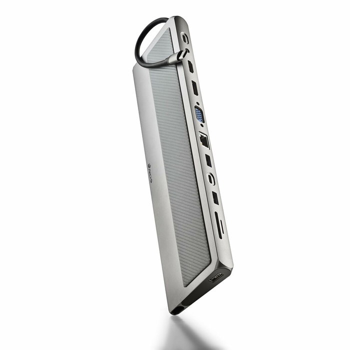 NGS WonderDock 12 Pro Docking Station USB Tipo-C 12 en 1 Plata NGS WonderDock 12 Pro Docking Station USB Tipo-C 12 en 1 Plata