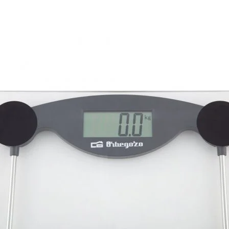 BÁscula de baÑo orbegozo pb-2211 hasta 150kg cristal