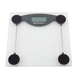 BÁscula de baÑo orbegozo pb-2211 hasta 150kg cristal