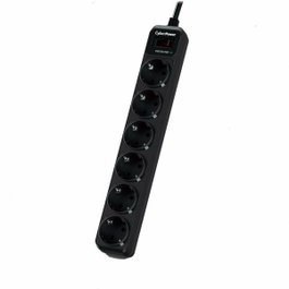 CyberPower B0620SC0-DE Regleta con interruptor, 6 tomas, cable 1.8m, negra