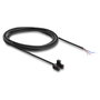 DeLOCK Barrera de luz 5 mm Tipo F con 4 x extremos de cable abiertos PNP L/D conmutable 2 m