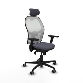 PIQUERAS Y CRESPO Silla de oficina Jorquera Gris y Blanca