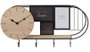 DKD Home Decor Estanteria Pared Urban Negro Marron Metal Madera 10 x 26 x 52 cm (4 Unidades)