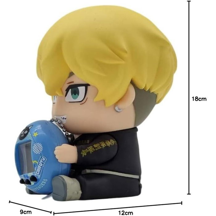 BANDAI Figura soporte Chifuyu + Tamagotchi Hugmy Tokyo Revengers