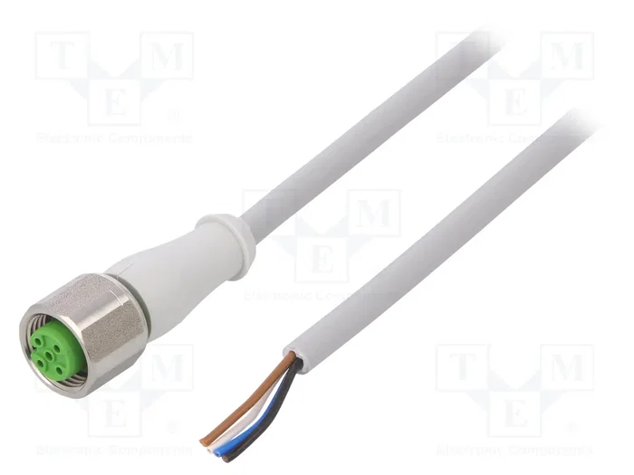 MURRELEKTRONIK Cable para sensores M12 hembra recto 4 pines 3m MURRELEKTRONIK Cable para sensores M12 hembra recto 4 pines 3m