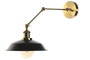 Lampara Aplique Vintage DKD Home Decor Dorado Negro 53 x 23 x 26 cm