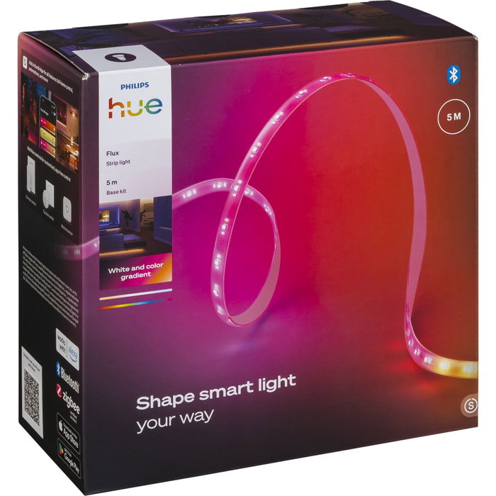 Philips Hue Flux Lightstrip 5m Blanco Philips Hue Flux Lightstrip 5m Blanco
