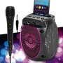 Be Mix Altavoz con Micrófono Karaoke 5W, Inalámbrico Bluetooth, Luminoso con Cambio de Color, Lector Micro SD y USB