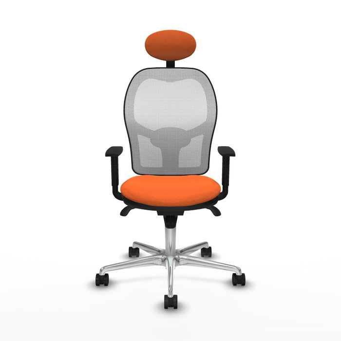 PIQUERAS Y CRESPO Silla de oficina Jorquera Naranja y Blanco