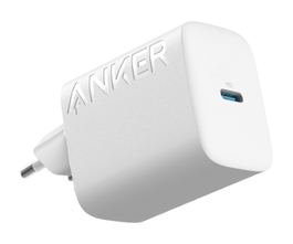 Anker Cargador de pared 20W con 1 puerto USB-C, Blanco