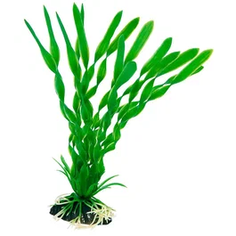 Ferplast Planta de Plástico para Acuario 9068, Azul, 5.5x2.5x30 cm, Decoración Acuática