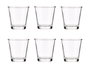 Vivalto Set 6 Vasos Cafe 90ml Vidrio Transparente 24.5x7x13cm (Set de 24)
