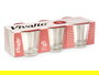 Vivalto Set 6 Vasos Cafe 90ml Vidrio Transparente 24.5x7x13cm (Set de 24)