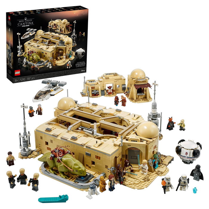 LEGO Star Wars Mos Eisley Cantina 75290 - Juego de Construcción 3187 Piezas con 21 Minifiguras