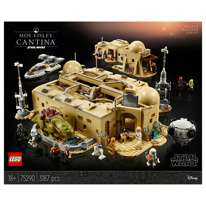 LEGO Star Wars Mos Eisley Cantina 75290 - Juego de Construcción 3187 Piezas con 21 Minifiguras