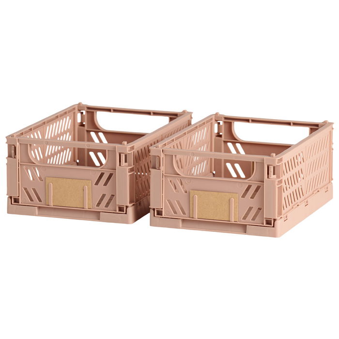 Day Juego de 2 Cajas Plegables 17x12,5 cm Color Arena Natural